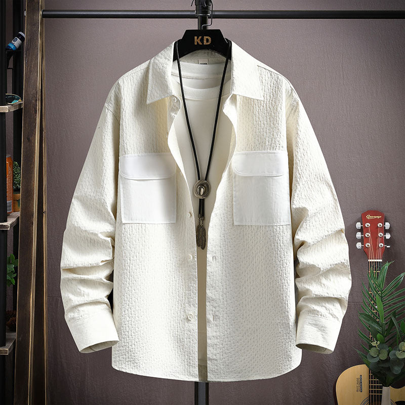 Toulouse - Chemise Décontractée en Tissu Texturé