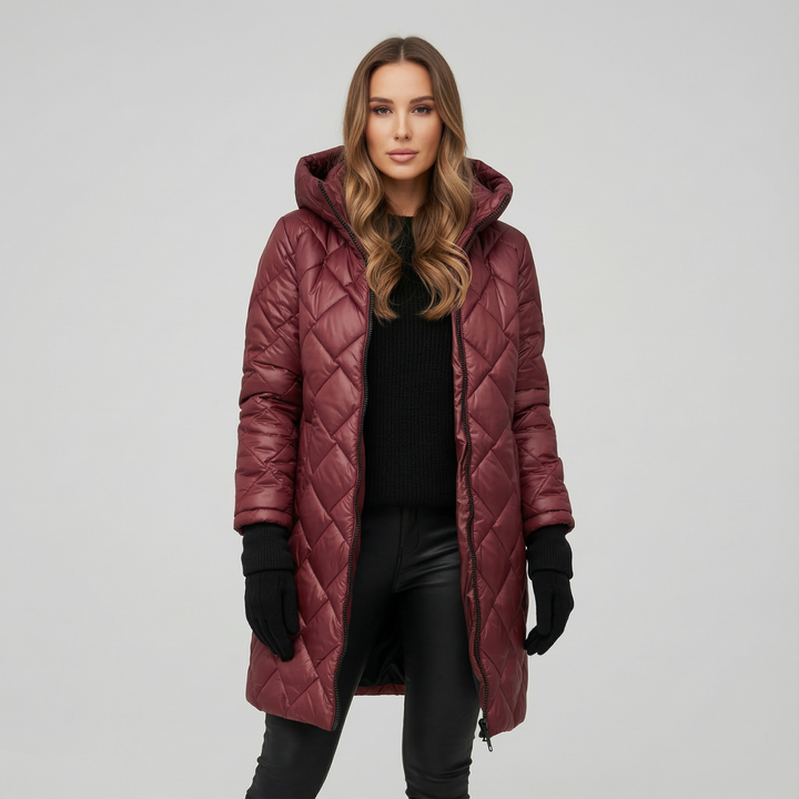 Audrey - Manteau Matelassé Élégant