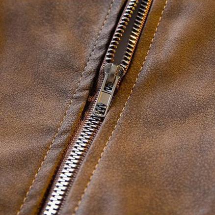 Reims - Veste en Cuir Décontractée