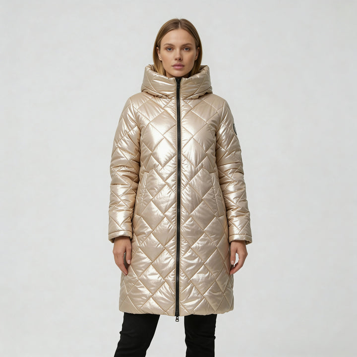 Audrey - Manteau Matelassé Élégant