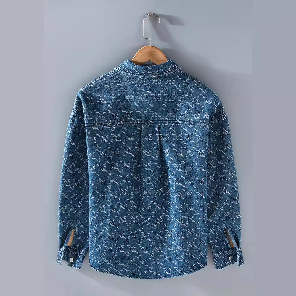 Orléans - Veste en Jean avec Doublure en Fourrure