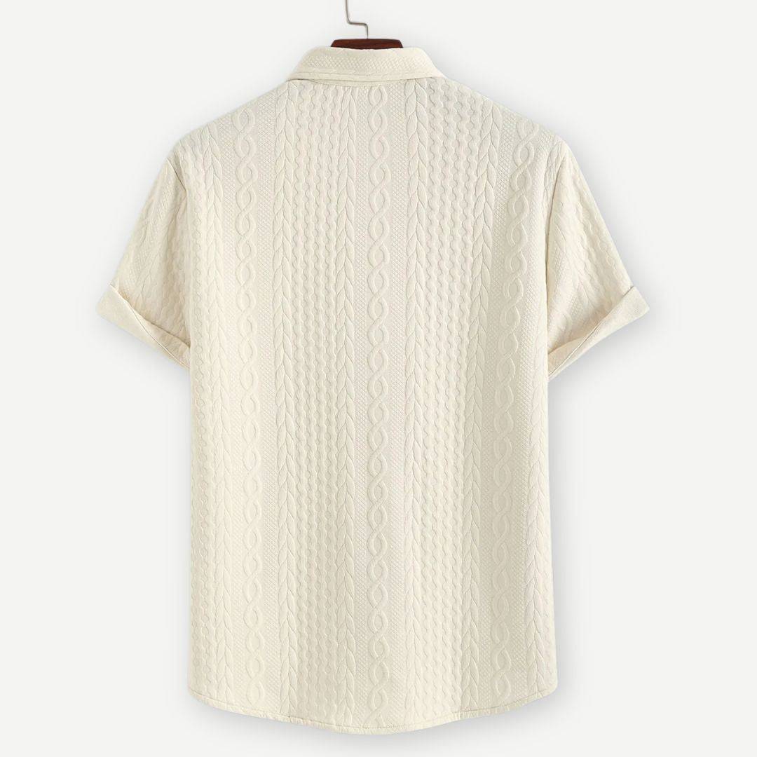 Henri - Chemise Crème Texturée