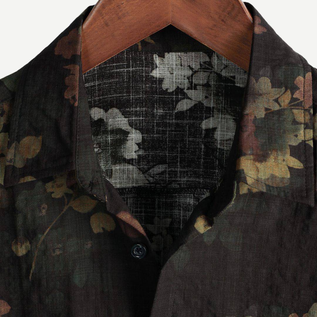 Marcel - Chemise Florale Sombre