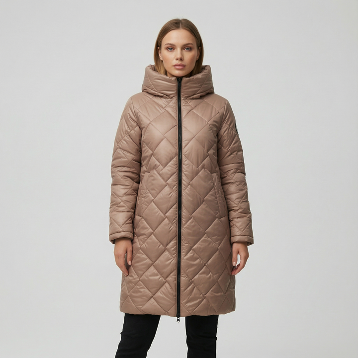 Audrey - Manteau Matelassé Élégant