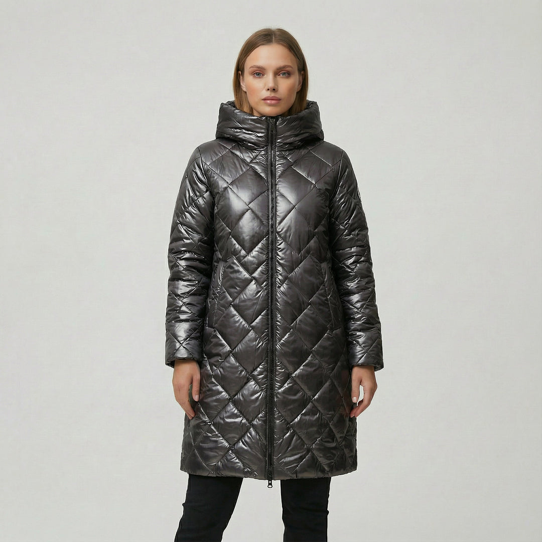 Audrey - Manteau Matelassé Élégant