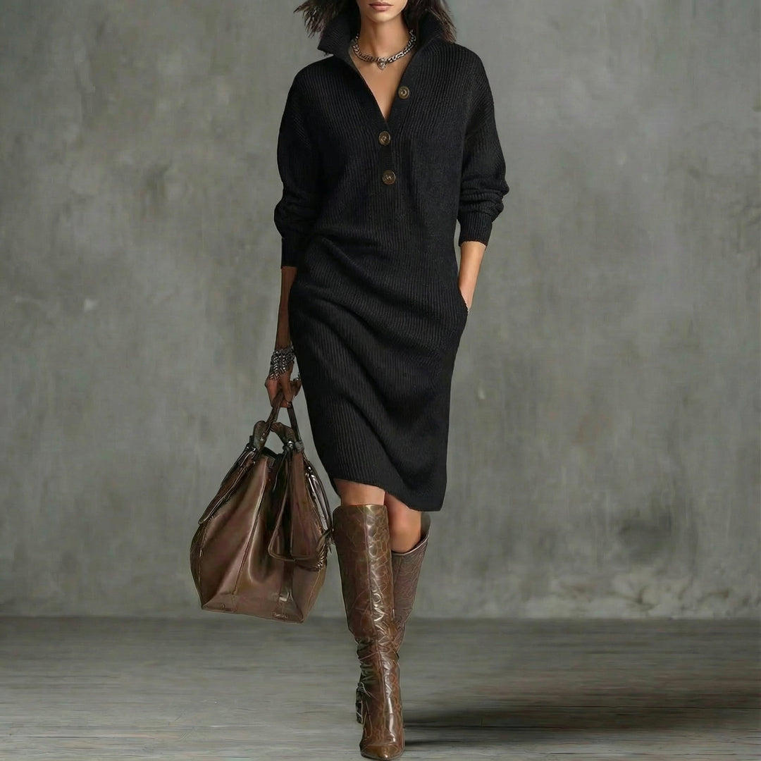 Zoé - Robe Tricotée Élégante