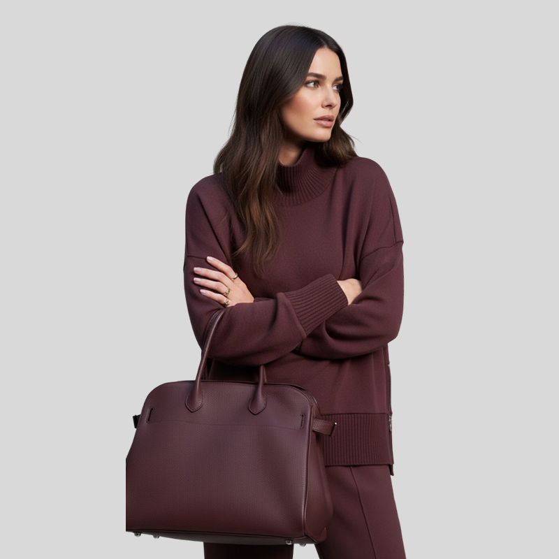 Laura - Pull Haut Col Roulé