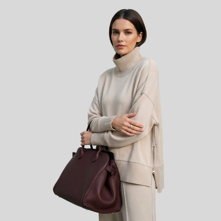 Laura - Pull Haut Col Roulé