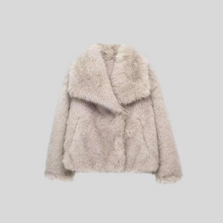 Valérie - Manteau en Fourrure Douce