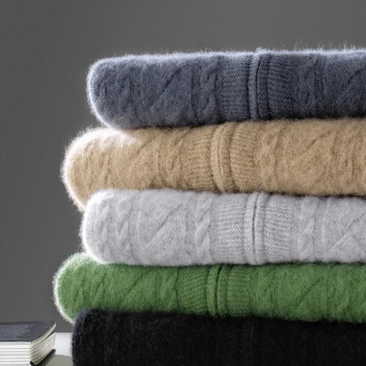 Maxime - Pull Zippé en Tricot