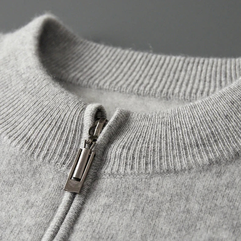 Théo - Cardigan zippé à l’allure contemporaine