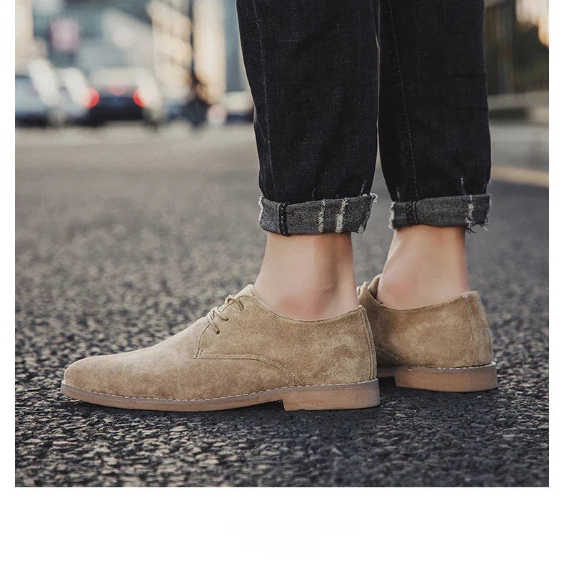 Amaury - Chaussures en Daim Élégantes