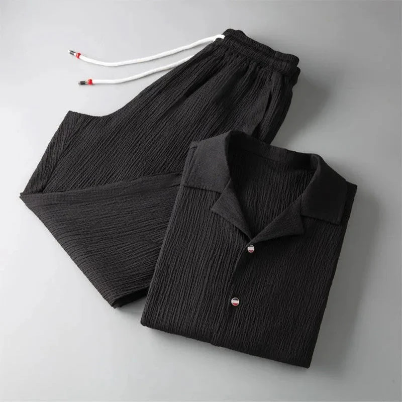 Nicolas - Ensemble Oversized Décontracté en Tissu Texturé