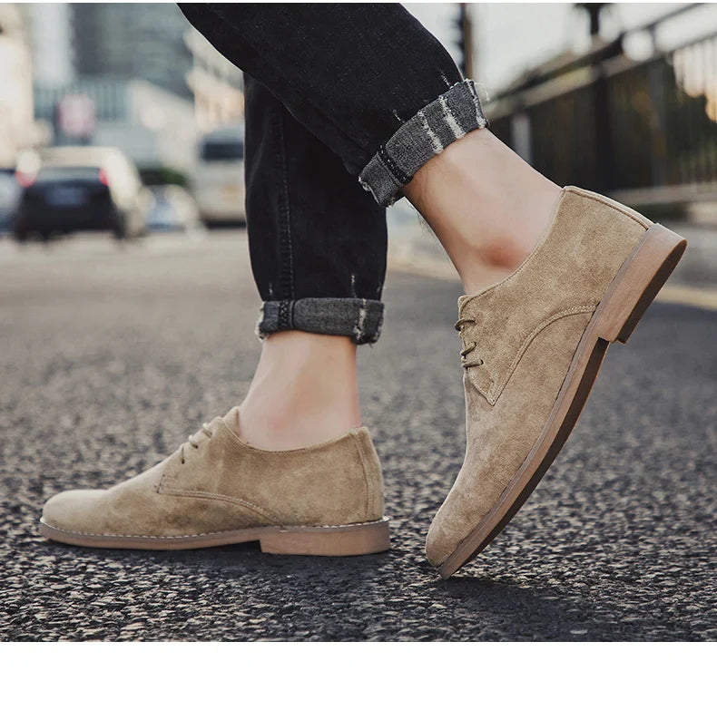 Amaury - Chaussures en Daim Élégantes