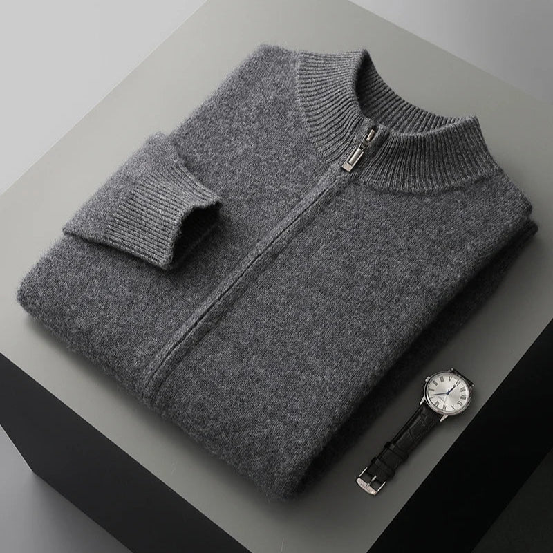 Thomas - Cardigan Zip Douillet