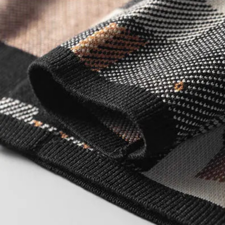 Avignon - Cardigan à Motif Géométrique