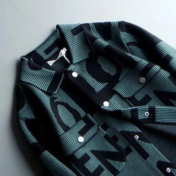 Dijon - Chemise Graphique avec Motif Audacieux