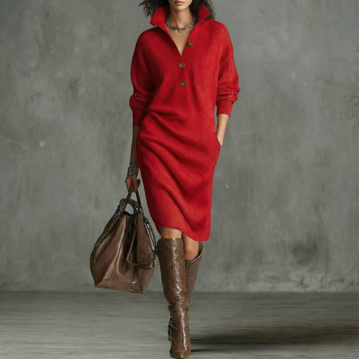 Zoé - Robe Tricotée Élégante