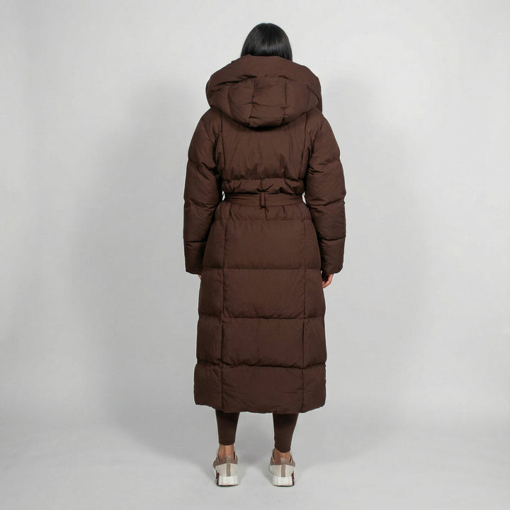 Amandine - Doudoune Longue à Capuche