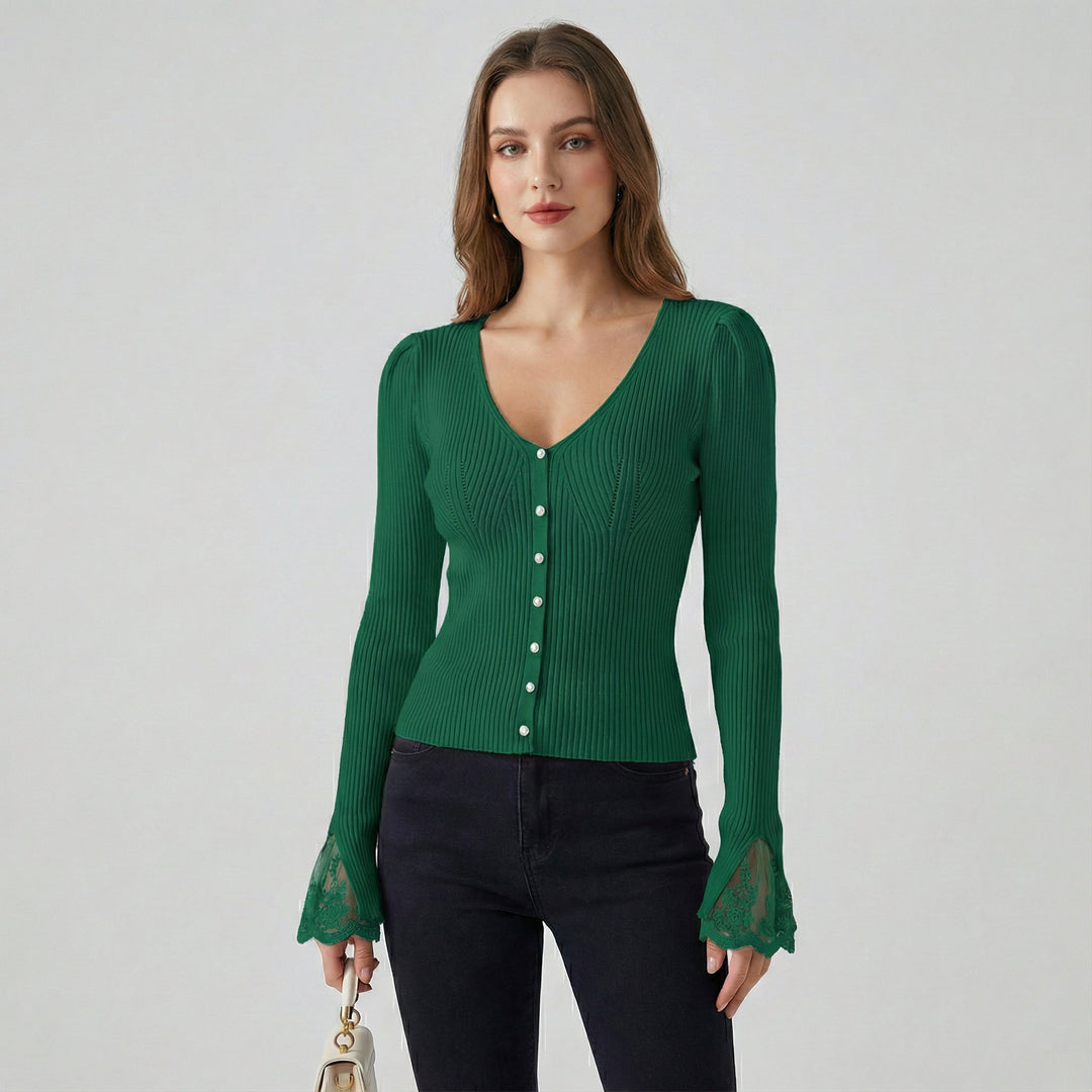 Sarah - Cardigan à Manches Longues