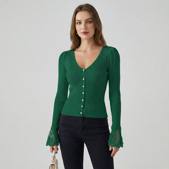 Sarah - Cardigan à Manches Longues