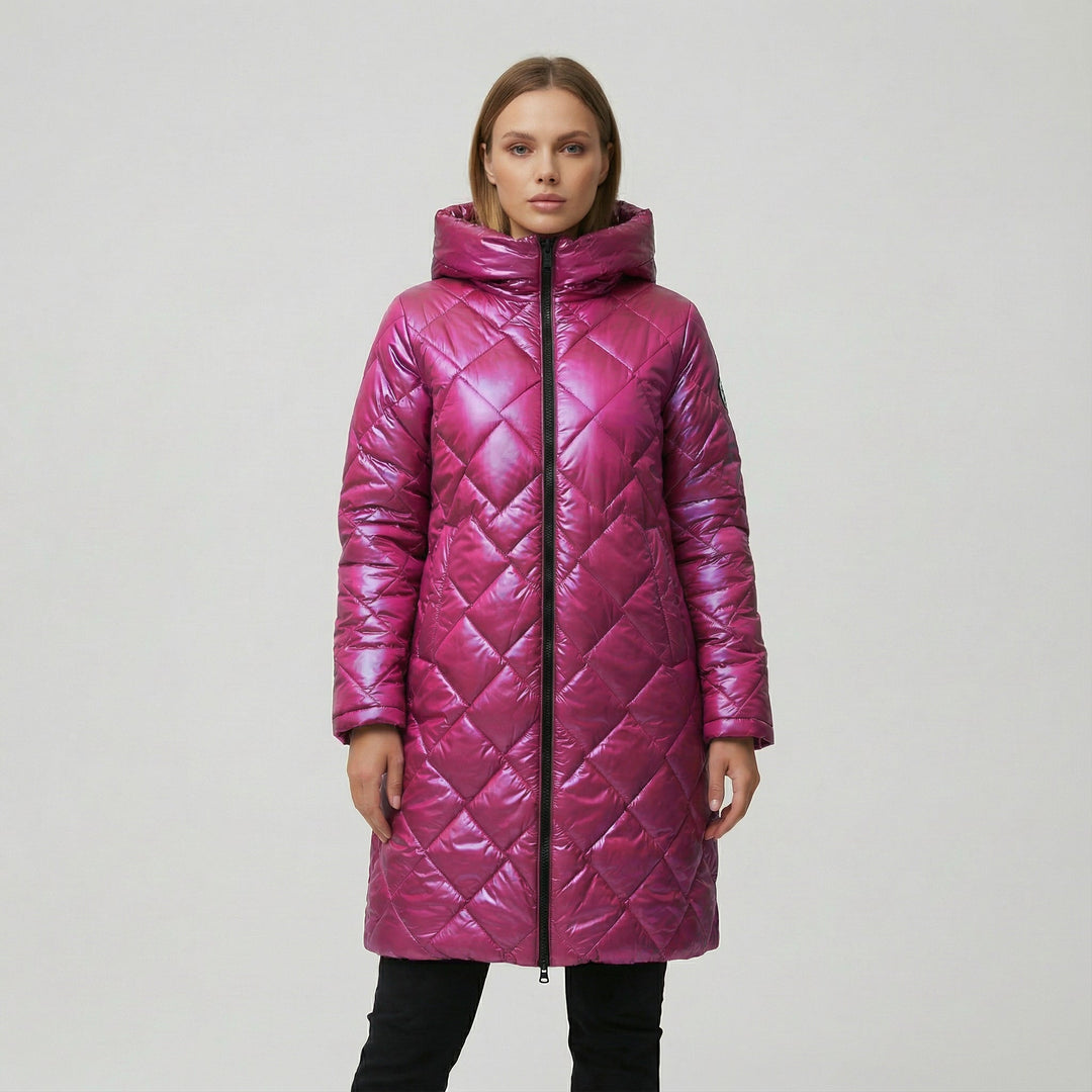 Audrey - Manteau Matelassé Élégant